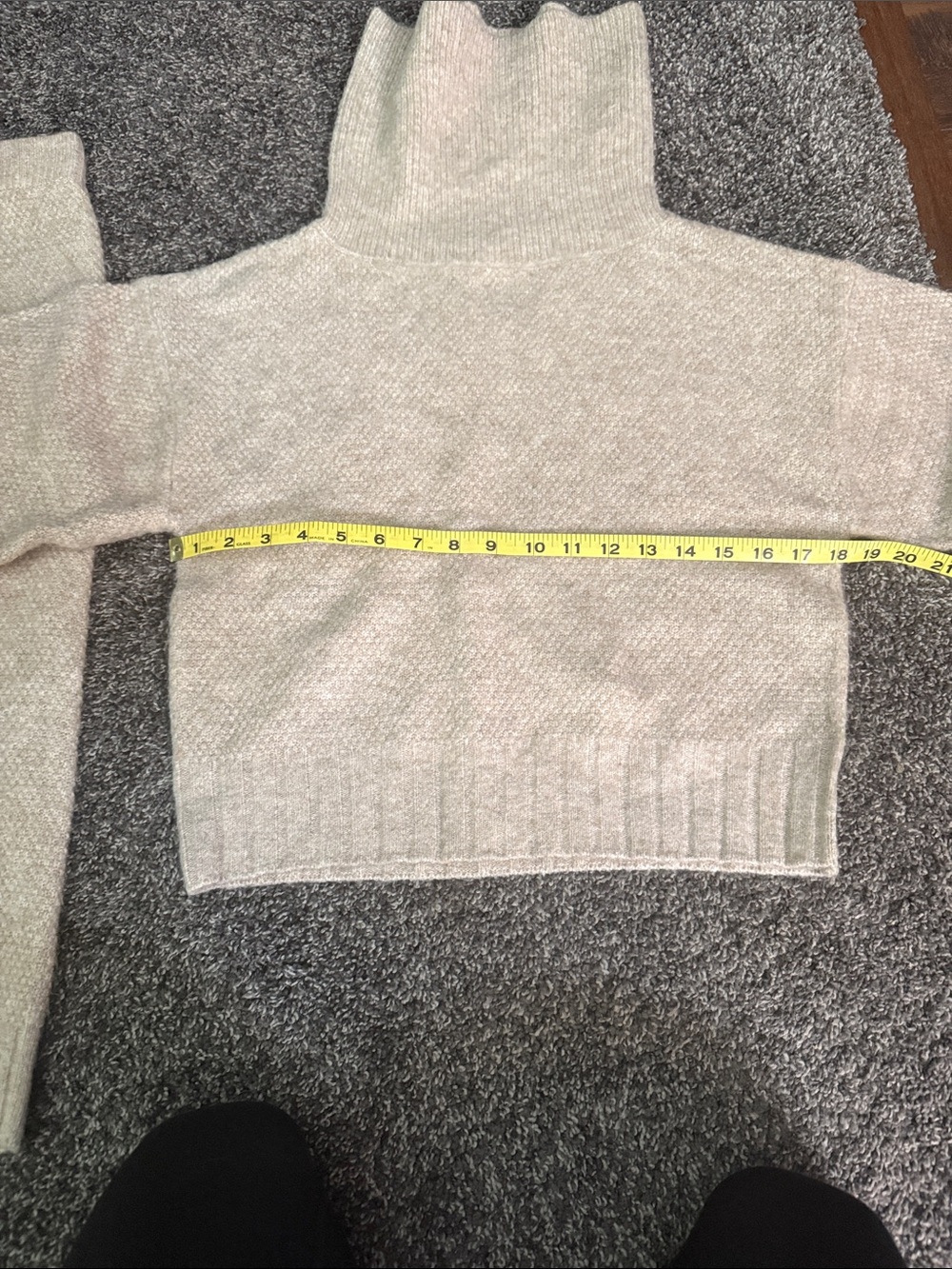Neutral Taupe Knit Skirt Set — Cozy Two-Piece - Picture 7 of 8